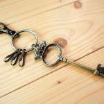 Charm Keychain, Vintage Key