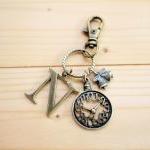 Charm Keychain, Alphabet, C..