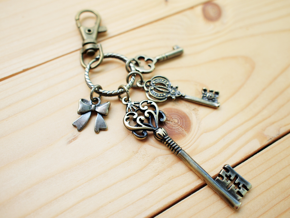Charm Keychain, Romantic Keys