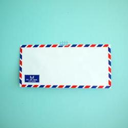 Airmail Envelope, set of 20, BY AIR MAIL PAR AVION